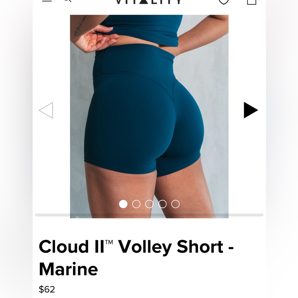 Women's Cloud II Volley Shorts - Marine Blue - Small
